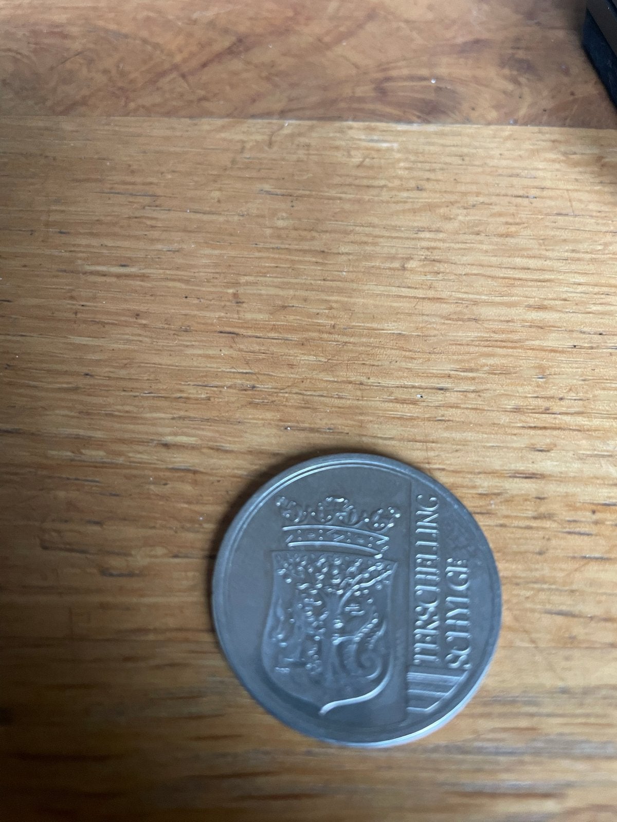 Zeldzame Terschelling Schelpen Munt - Braderie 400, Postzegels en Munten, Verzenden, Overige waardes, Losse munt