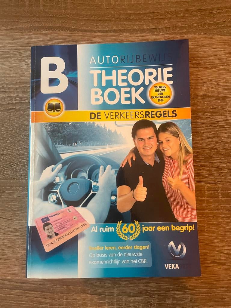 Theorieboek auto rijbewijs B, Ophalen of Verzenden, Zo goed als nieuw, Algemeen