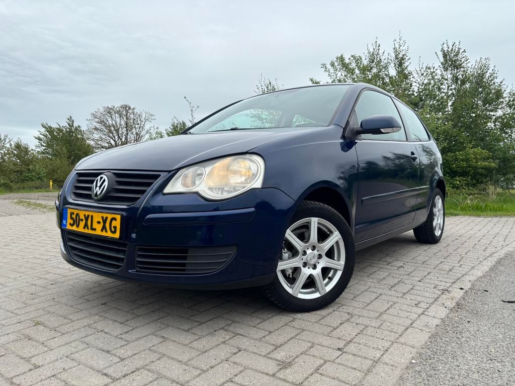 Volkswagen Polo 1.4 16V 59KW 2007 Blauw -NIEUWE APK!-, Auto's, Voorwielaandrijving, Stof, 4 cilinders, Blauw