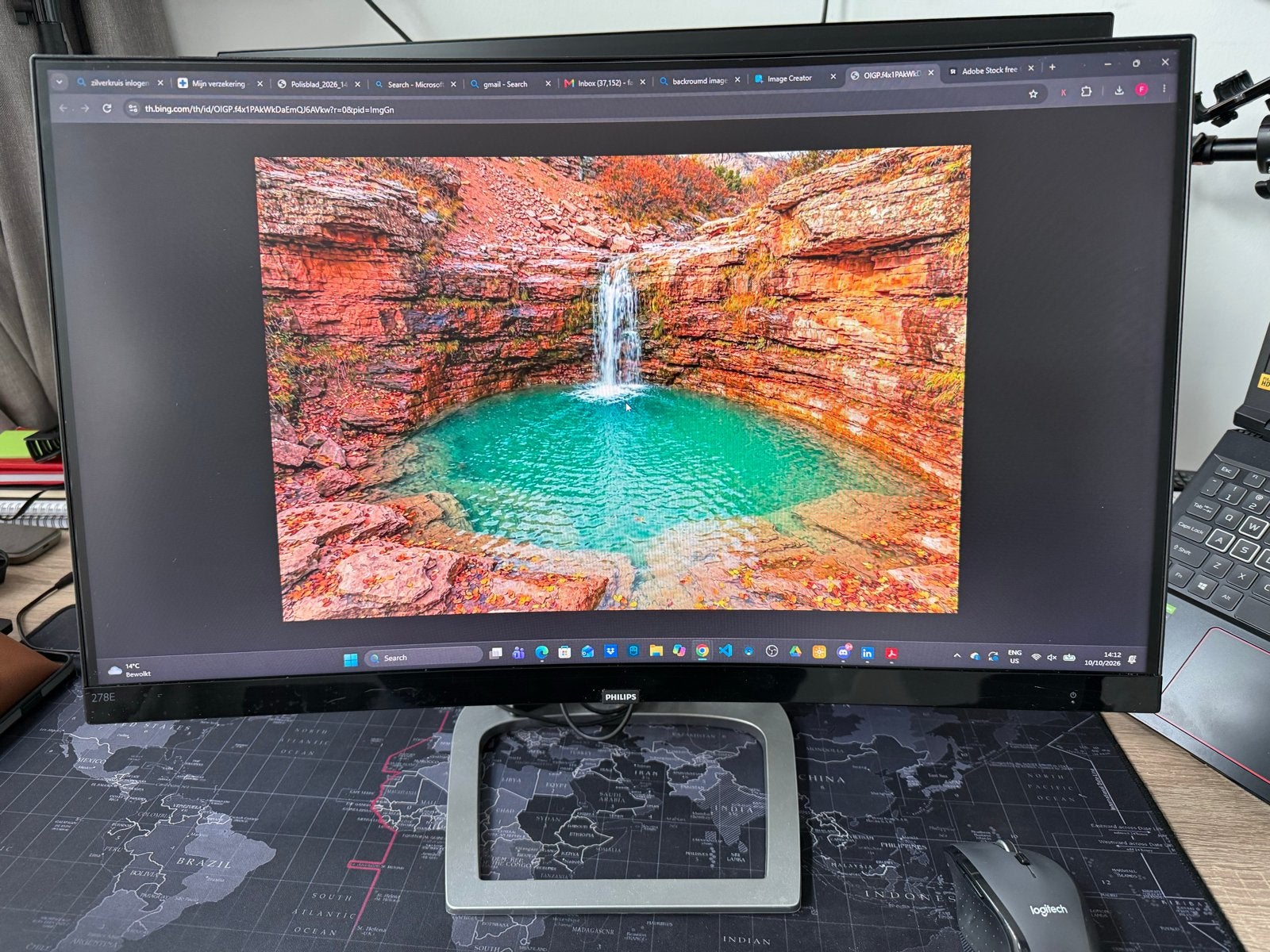 Philips 278E monitor - Full HD, 27 inch, Ophalen, HDMI, Full HD, Zo goed als nieuw
