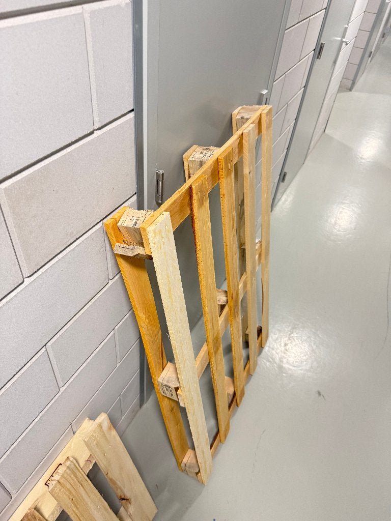 Gratis pallets / hout, Ophalen, Gebruikt, Minder dan 25 mm, Pallet
