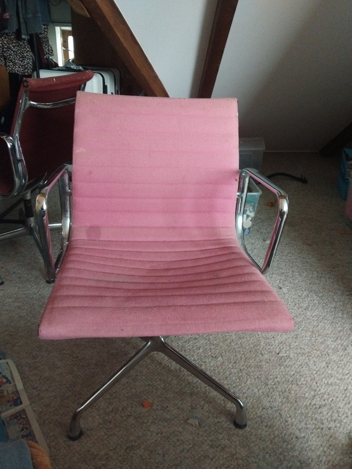 5 model stoelen, Ophalen, Gebruikt, Mid - Century - Modern, Stof