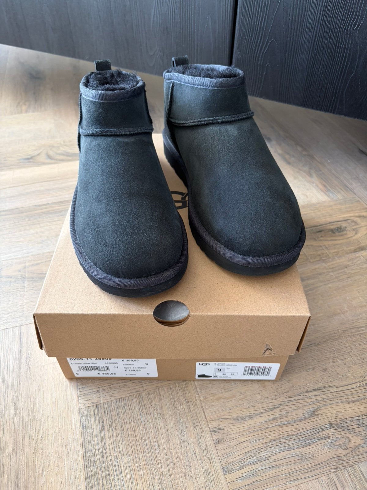 UGG ultra mini zwart, Kleding | Dames, Zwart, Snowboots, Nieuw, Ophalen of Verzenden