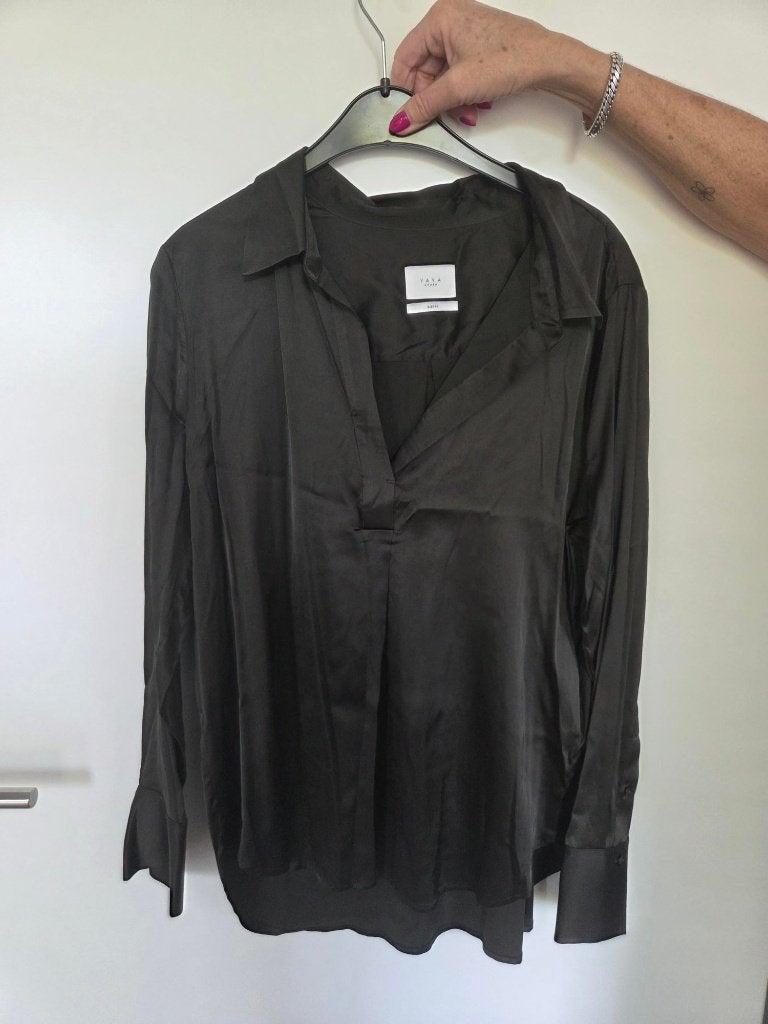 Yaya donkergroene blouse maat 40, Kleding | Dames, Maat 38/40 (M), Ophalen of Verzenden, Zo goed als nieuw, Yaya