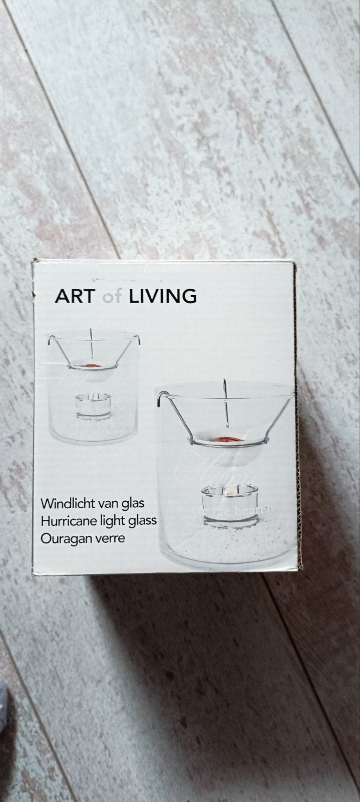 Art of Living Glazen Windlicht - Hurricane Light Glass, Huis en Inrichting, Woonaccessoires | Kandelaars en Kaarsen, Windlicht