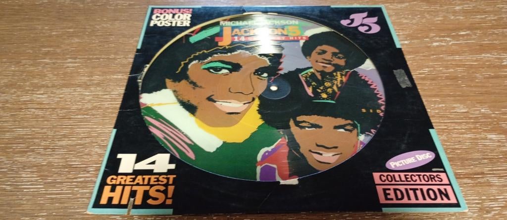 Picture disc Michael Jackson, Gebruikt, 1980 - 1989, Colored vinyl, Ophalen of Verzenden