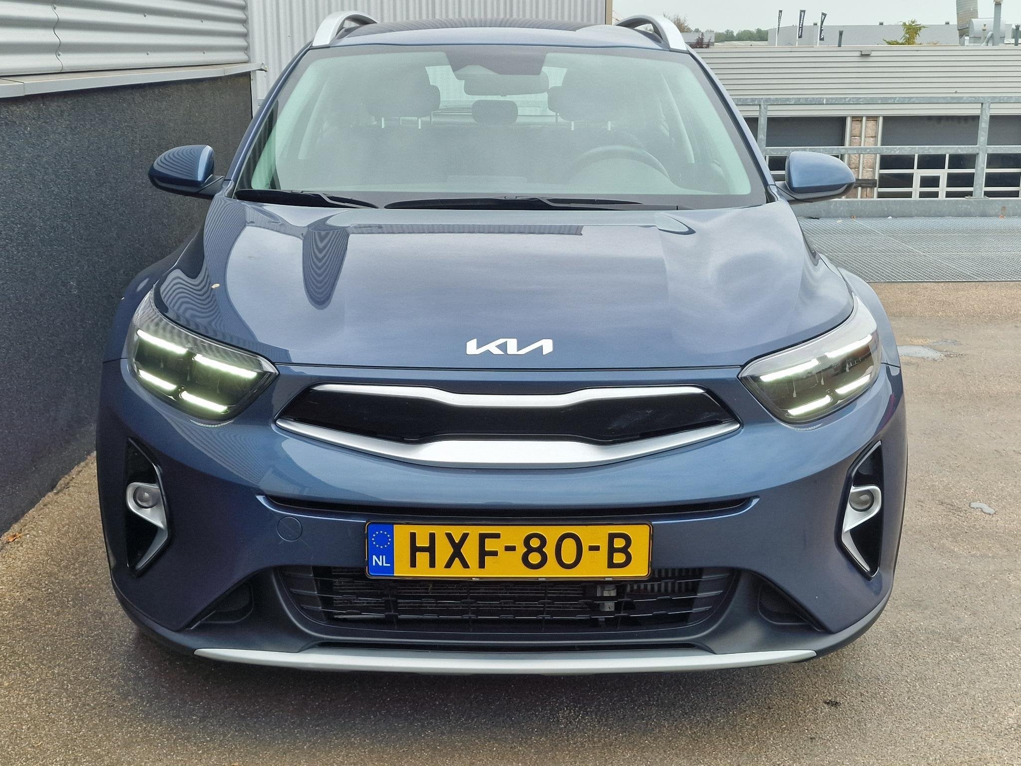 Kia Stonic 1.0 T-GDi MHEV DynamicLine NL-auto, Parkeersensor, Auto's, Voorwielaandrijving, Euro 6, Blauw, Origineel Nederlands