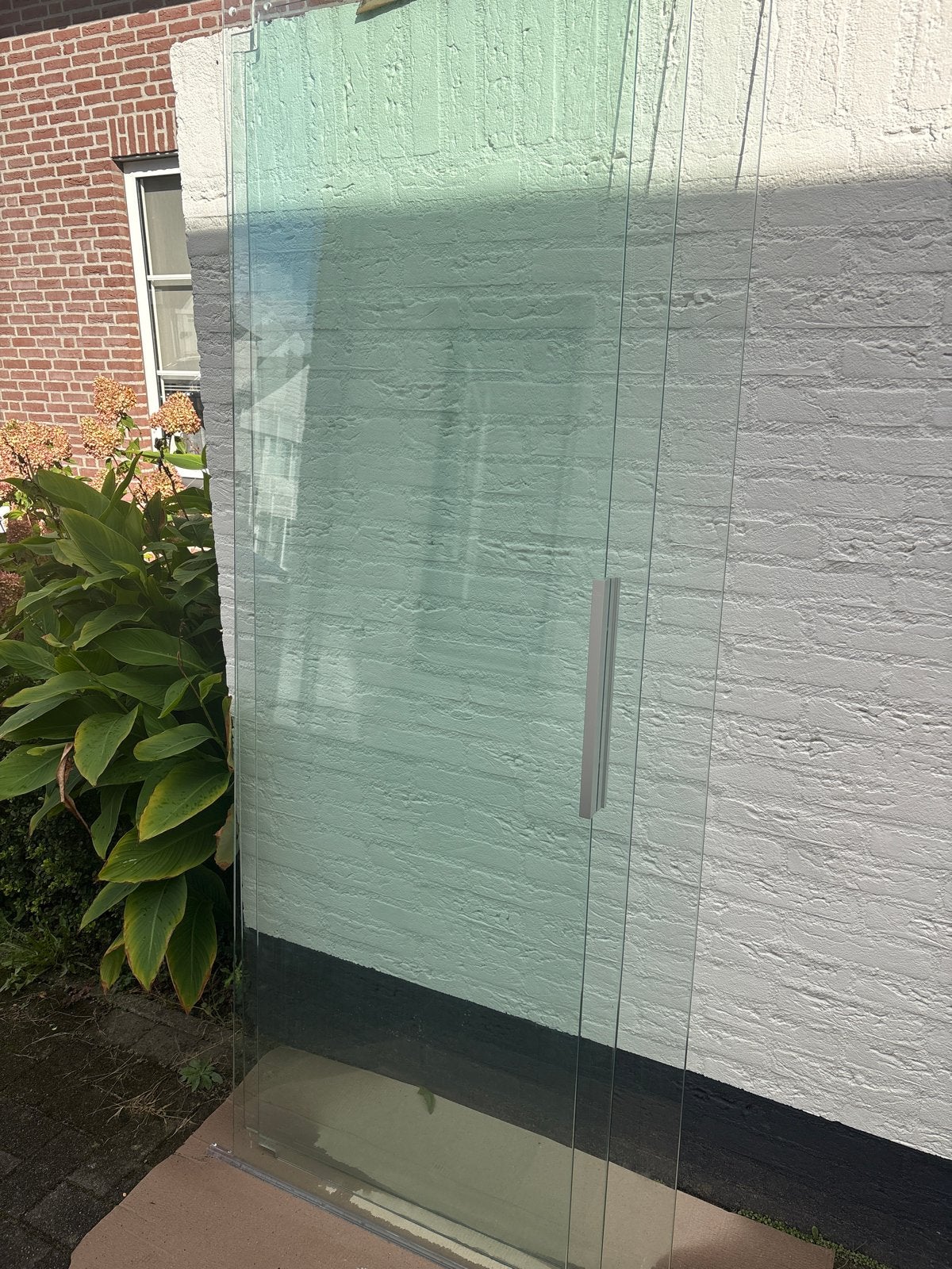 Gratis:  deur 2 stuks met geleider, Doe-het-zelf en Verbouw, Ophalen, 80 tot 120 cm, Overige typen, 160 cm of meer