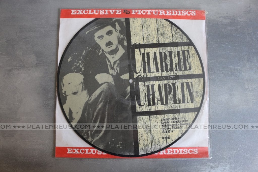 Charlie Chaplin 1889 - 1977 Picture Disc    4695, Gebruikt, Picture disc, 1980 - 1989, Ophalen of Verzenden