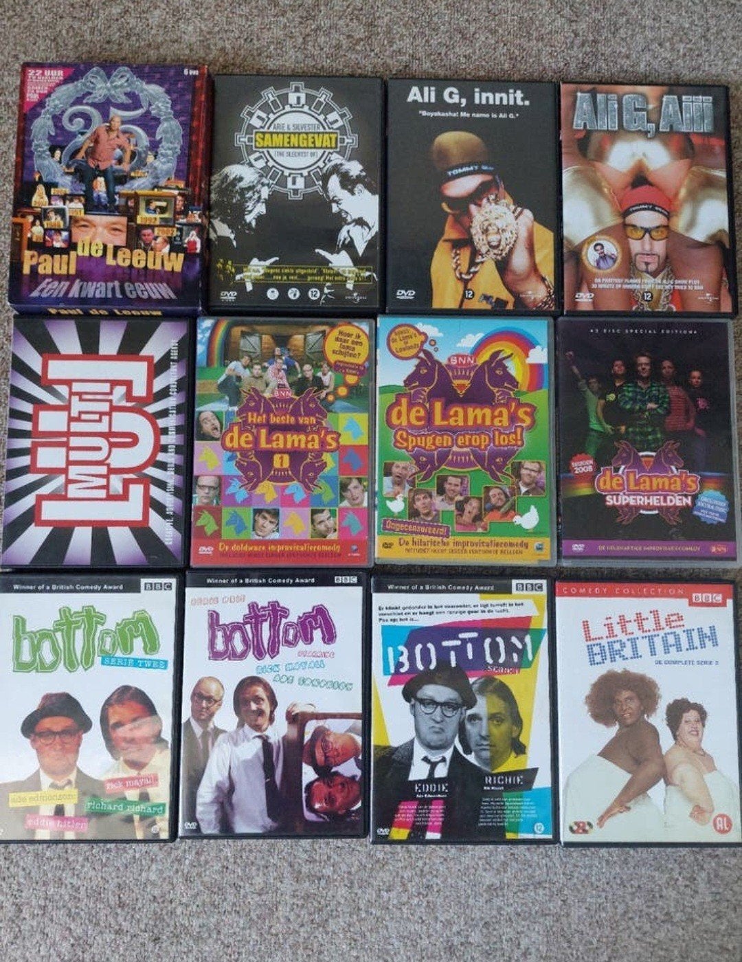DVD komedie verzameling, Ophalen of Verzenden, Zo goed als nieuw, Humor en Cabaret