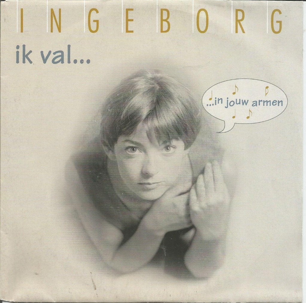 Ingeborg ‎– Ik Val (1992), Fotohoes, 7 inch, Ophalen of Verzenden, Zo goed als nieuw
