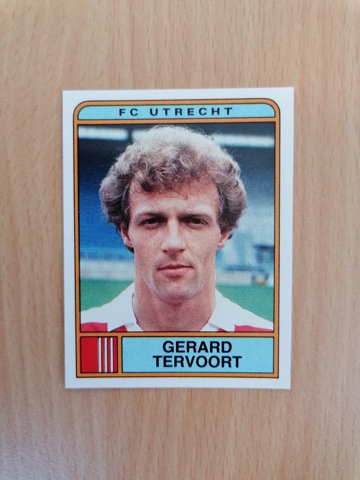 Panini Voetbal 84 #271 Gerard Tervoort., Verzamelen, Ophalen of Verzenden, Zo goed als nieuw, Ajax, Poster, Plaatje of Sticker