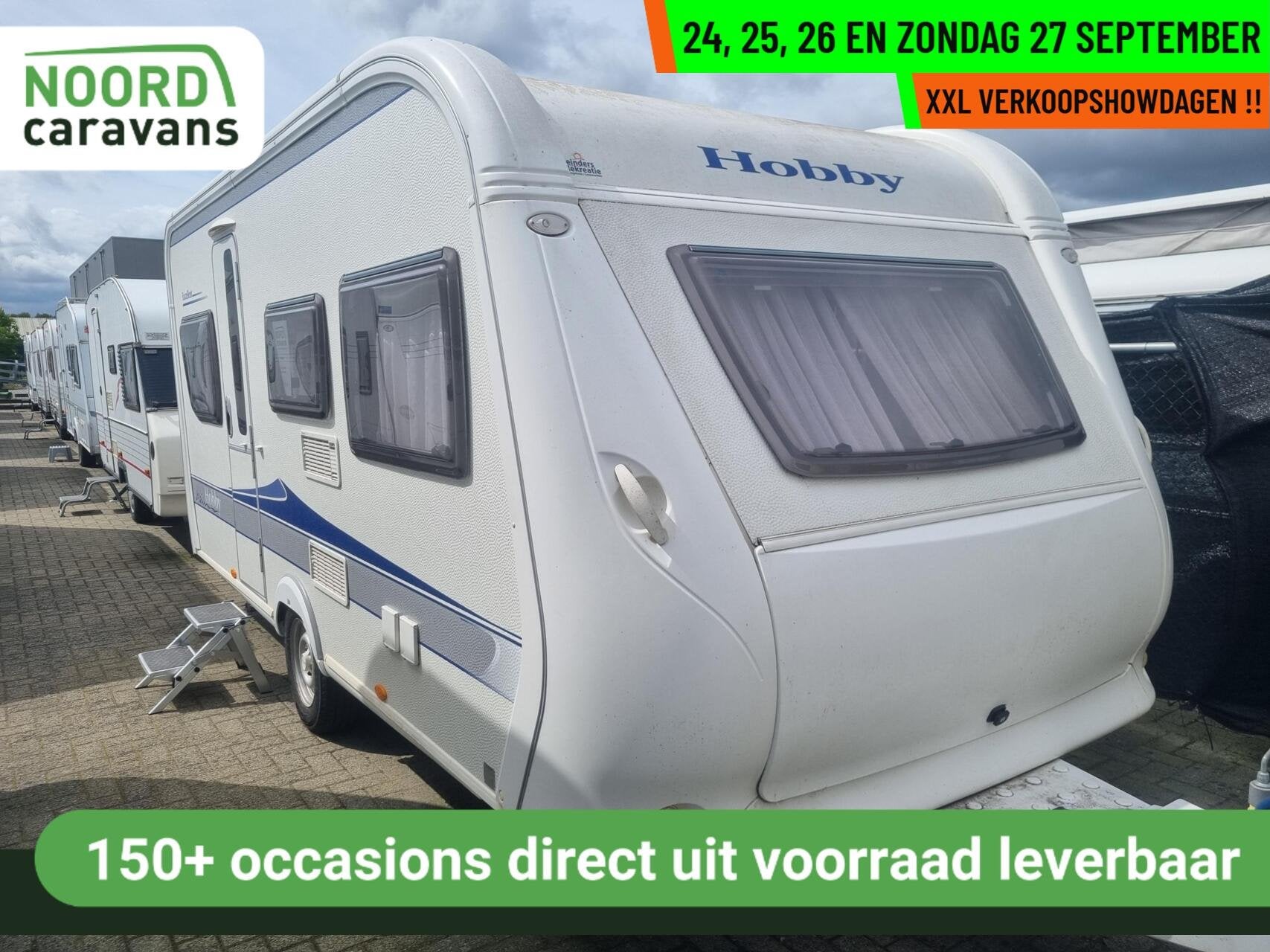 Hobby 455 UF - XXL VERKOOPSHOW 24,25,26 & 27 SEPT. 10-17 UUR, Rondzit, Hobby, Bedrijf, 750 - 1000 kg