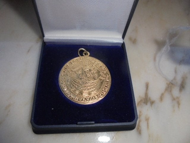 Medaille, Ophalen of Verzenden, Overige materialen