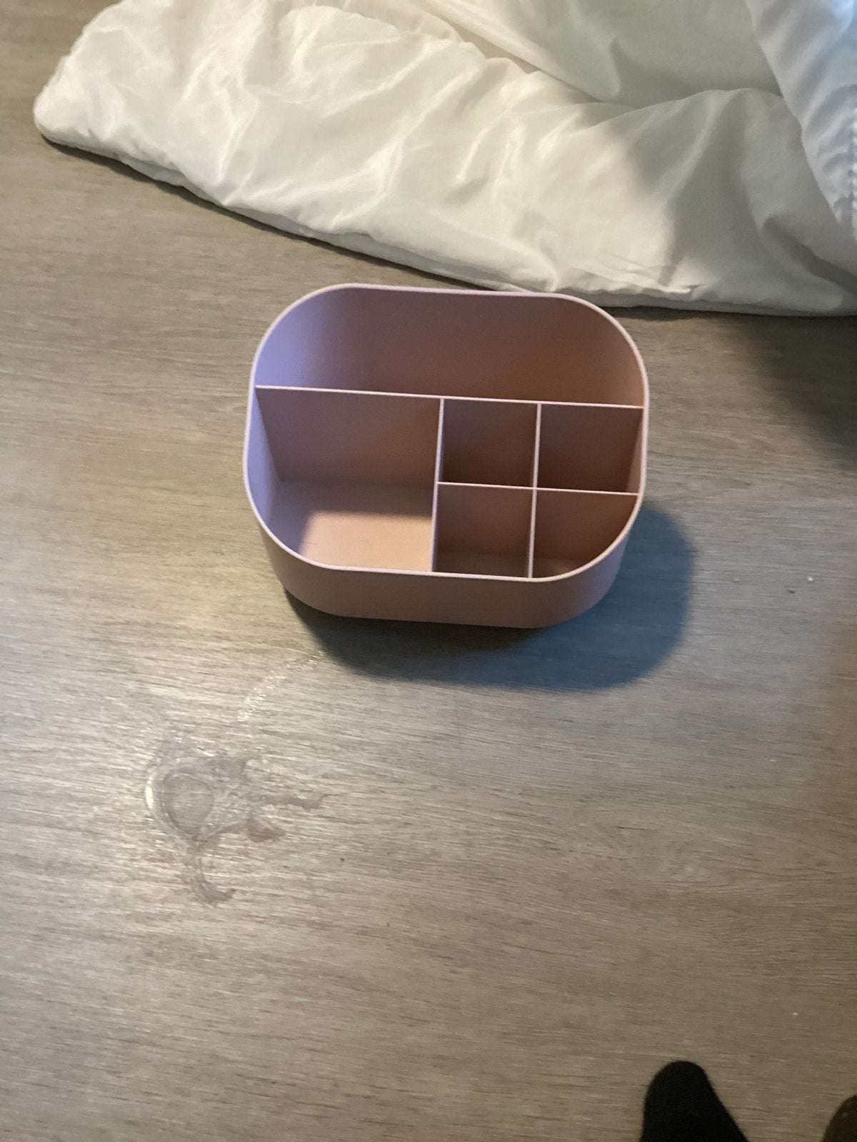 Roze make-up organizer met meerdere vakken, Huis en Inrichting, Ophalen of Verzenden, Zo goed als nieuw, Modern, Roze