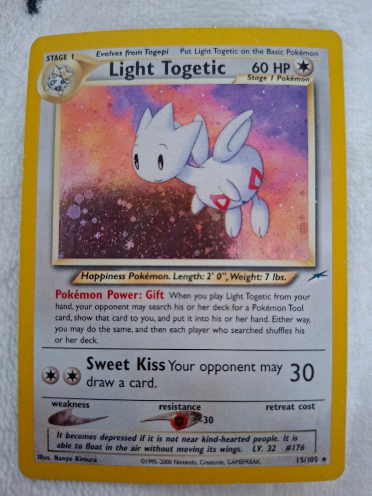 Light Togetic pokemon kaart., Ophalen