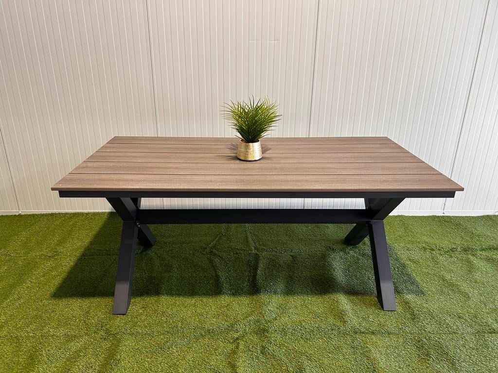 Lifestyle Forest dining tuintafel 180x92 cm aluminium nieuw, Tuin en Terras, Tuintafels, ., Ophalen of Verzenden, ., Rechthoekig