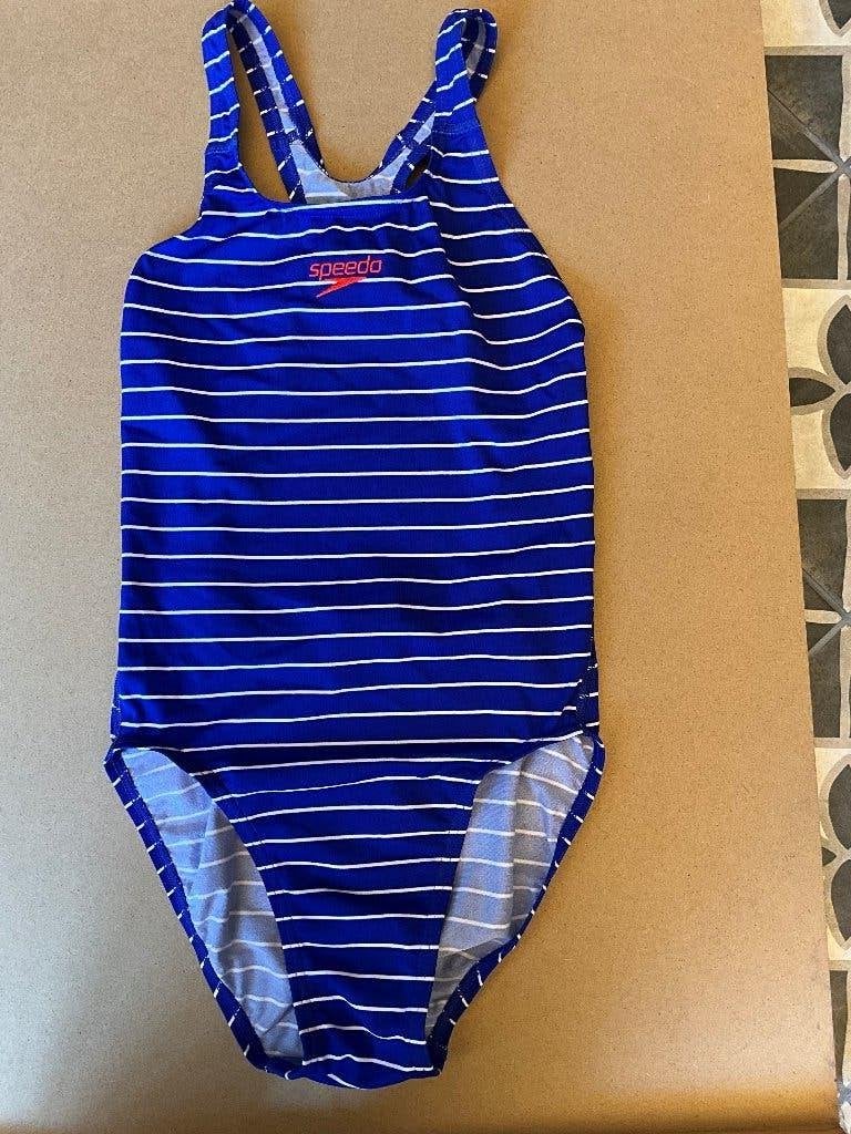 Speedo badpak blauw/wit gestreept maat 36 zie foto nieuw, Blauw, Nieuw, Badpak, Ophalen of Verzenden
