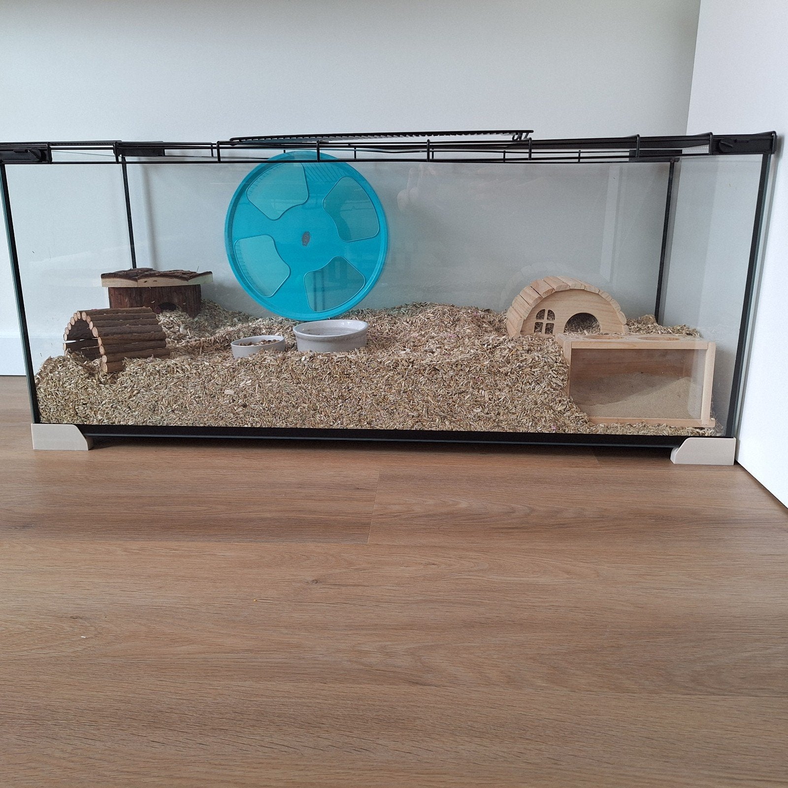 Tam goudhamster met kooi en toebehoren te koop., Dieren en Toebehoren, Knaagdieren, Mei, Vrouwelijk, Hamster