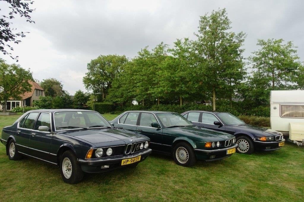 3x bmw 7series.1x 735i 1981, 1x 735i 1991, 1x 740i 1998,, Auto's, BMW, Automaat, 3430 cc, Achterwielaandrijving, Origineel Nederlands