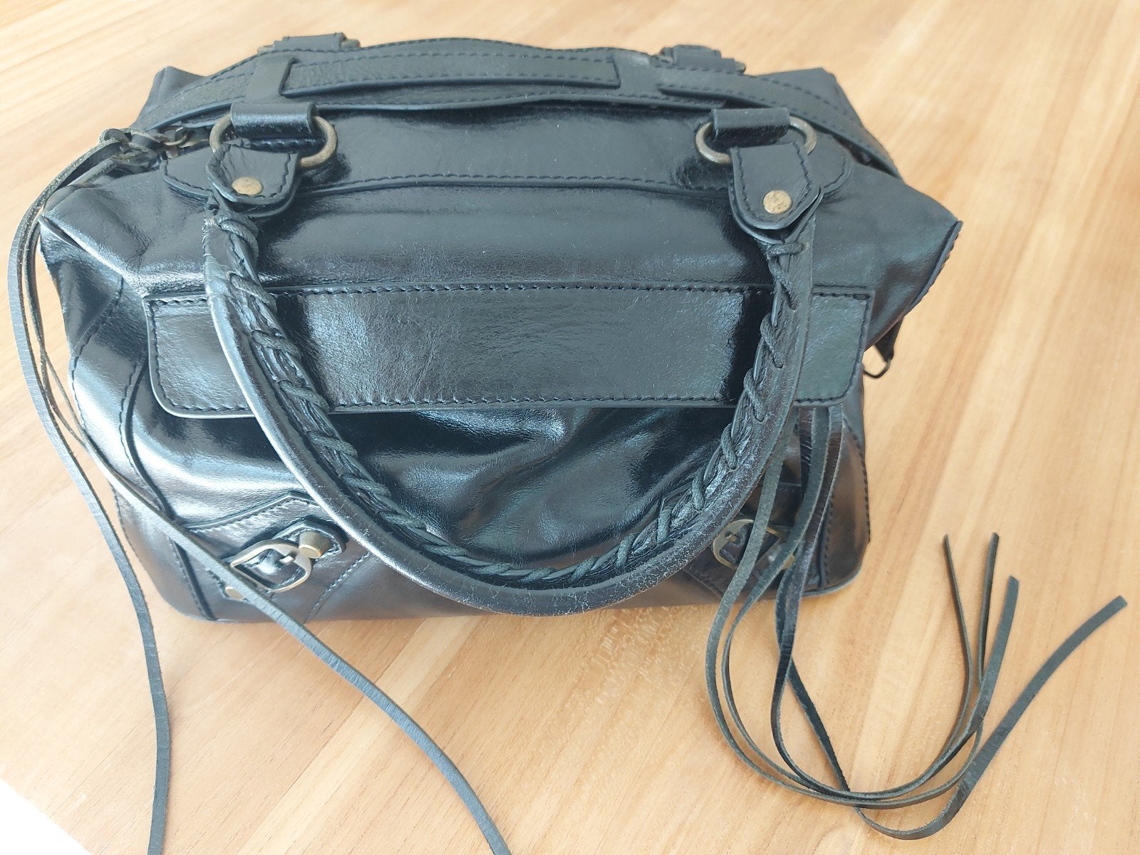 Balenciaga Paris handtas zwart, Ophalen of Verzenden, Gebruikt, Zwart, Handtas