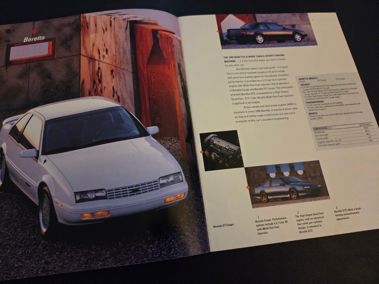 Brochure Chevrolet 1992 USA, Ophalen of Verzenden, Zo goed als nieuw, Chevrolet