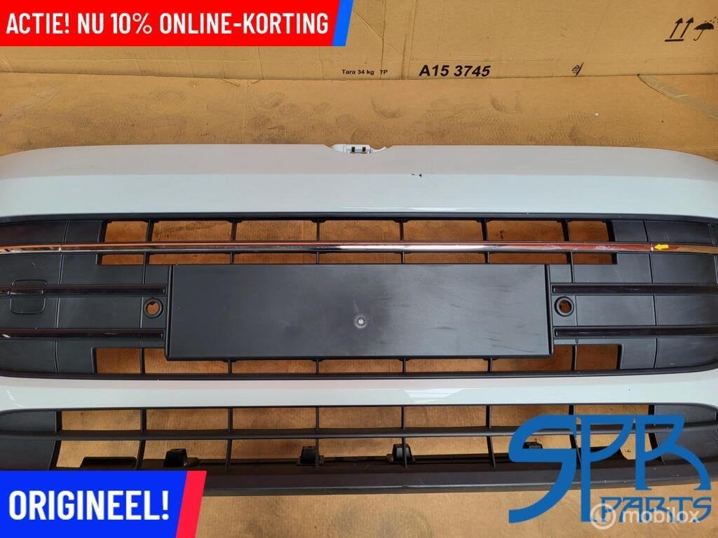 Vw TIGUAN 571 CT1 LIFE LC9A VOORBUMPER PURE WHITE BUMPER C9A, VOLKSWAGEN, Volkswagen, Nieuw, Ophalen of Verzenden