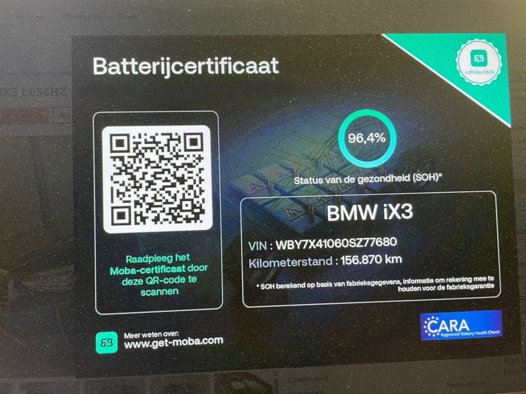 Bmw IX3 Executive 80 kWh - Panorama, Digitaal Cockpit,  Carp, Auto's, Gebruikt, Blauw, USB, Te koop