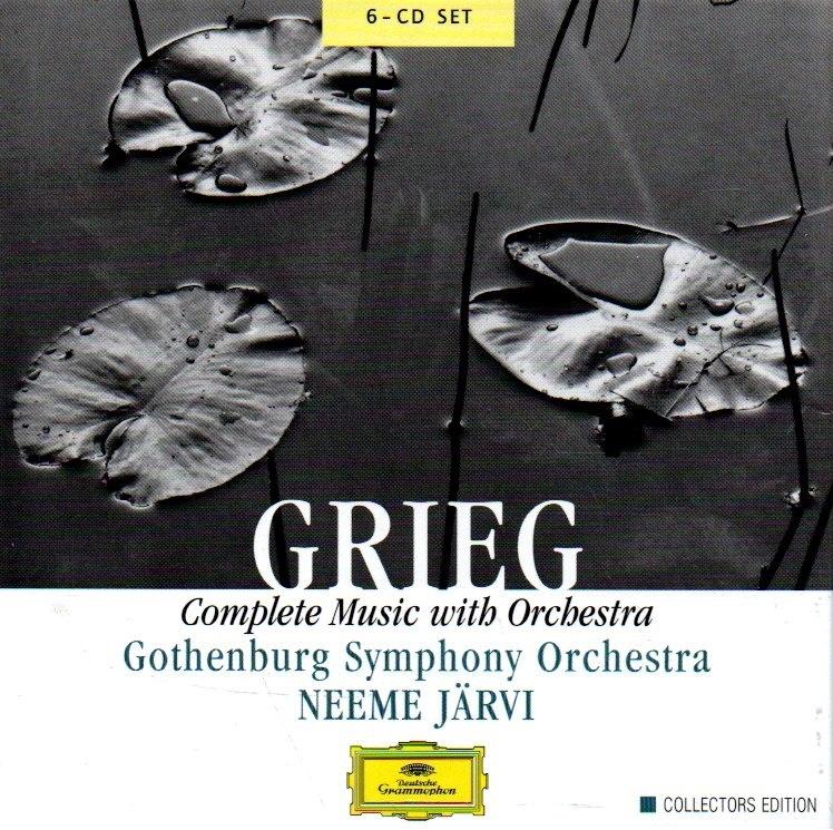 Grieg: Complete Music with Orchestra / N.Järvi -6cds, Ophalen of Verzenden, Romantiek, Zo goed als nieuw, Orkest of Ballet