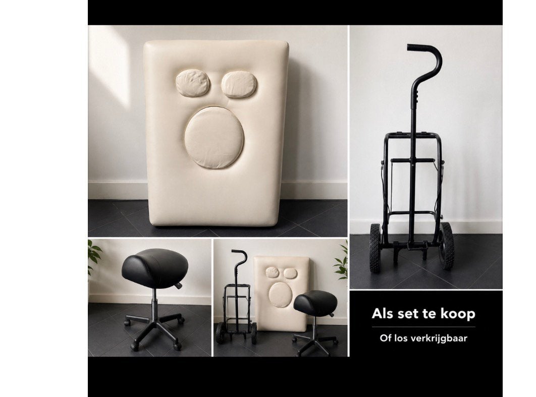Massagetafel / karretje stoel te koop – ook los verkrijgbaar, Ophalen, 50 tot 100 cm, Zo goed als nieuw, Minder dan 100 cm