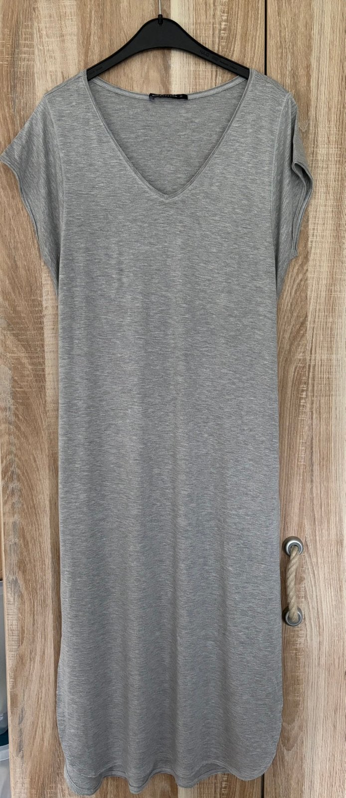Expresso viscose jurk grijs maat M, Kleding | Dames, Maat 38/40 (M), Ophalen of Verzenden, Zo goed als nieuw, Grijs