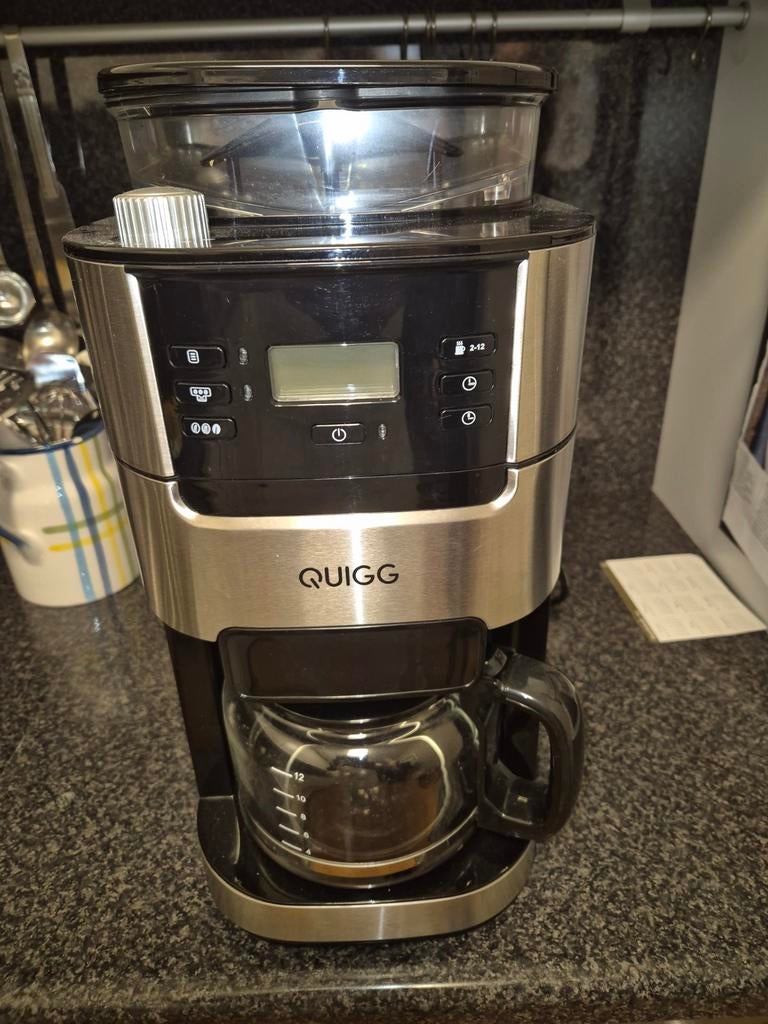 Nieuwe QUIGG bonen koffiemachine, Witgoed en Apparatuur, Ophalen of Verzenden, Nieuw, Koffiemachine, Koffiebonen