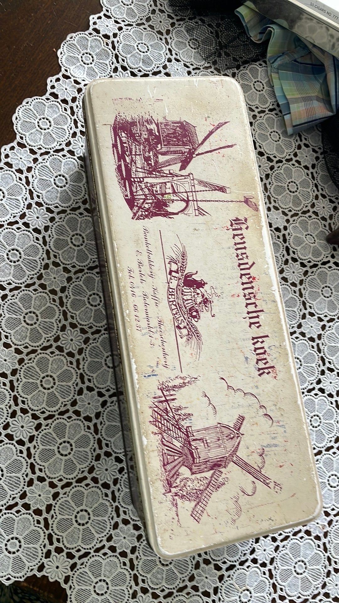 Heusdensche koek blik, Verzamelen, Ophalen of Verzenden, Gebruikt
