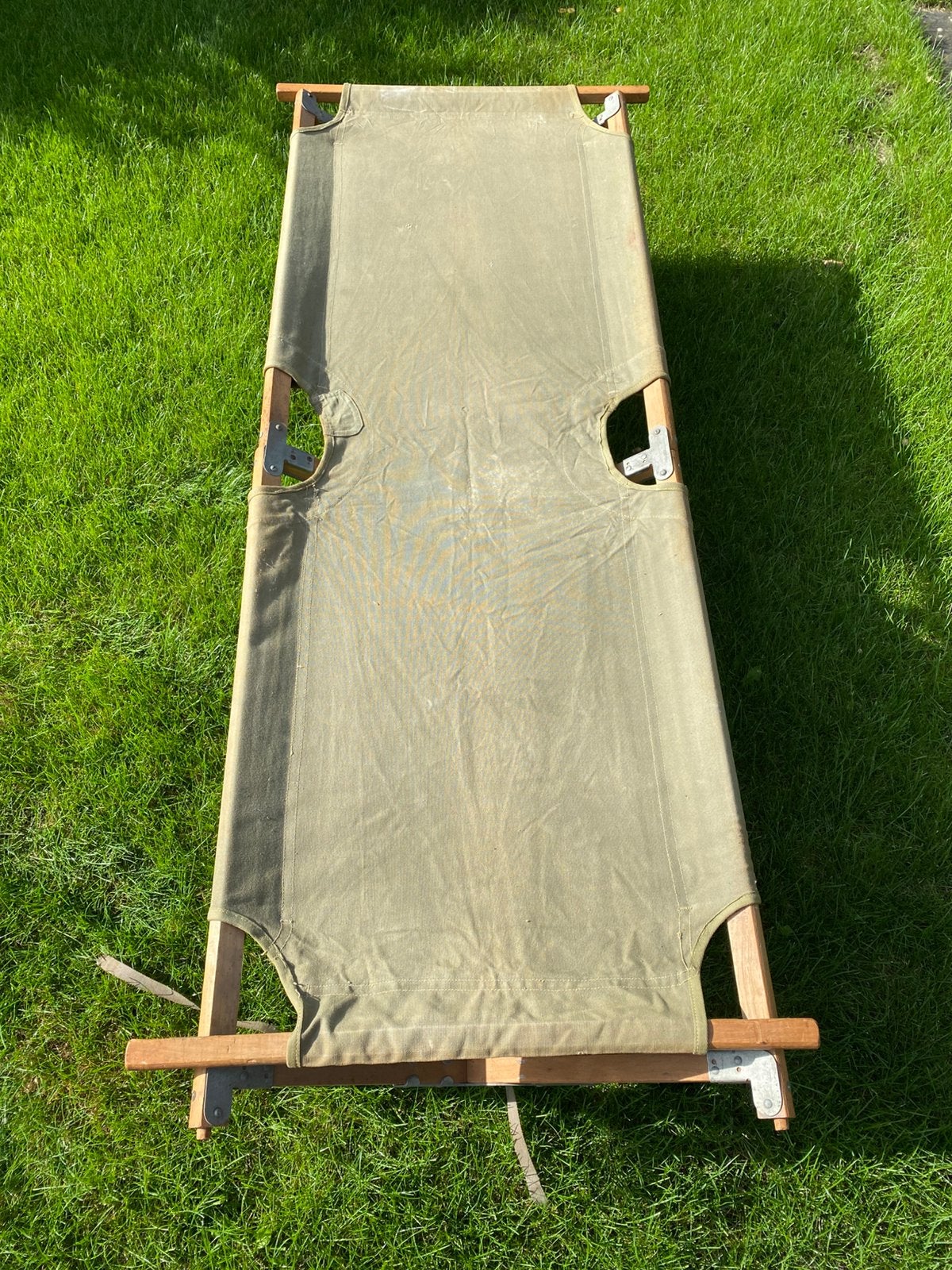Amerikaans militair veldbed (M-1942 Folding Canvas Cot), Ophalen of Verzenden, Landmacht, Amerika, Overige typen