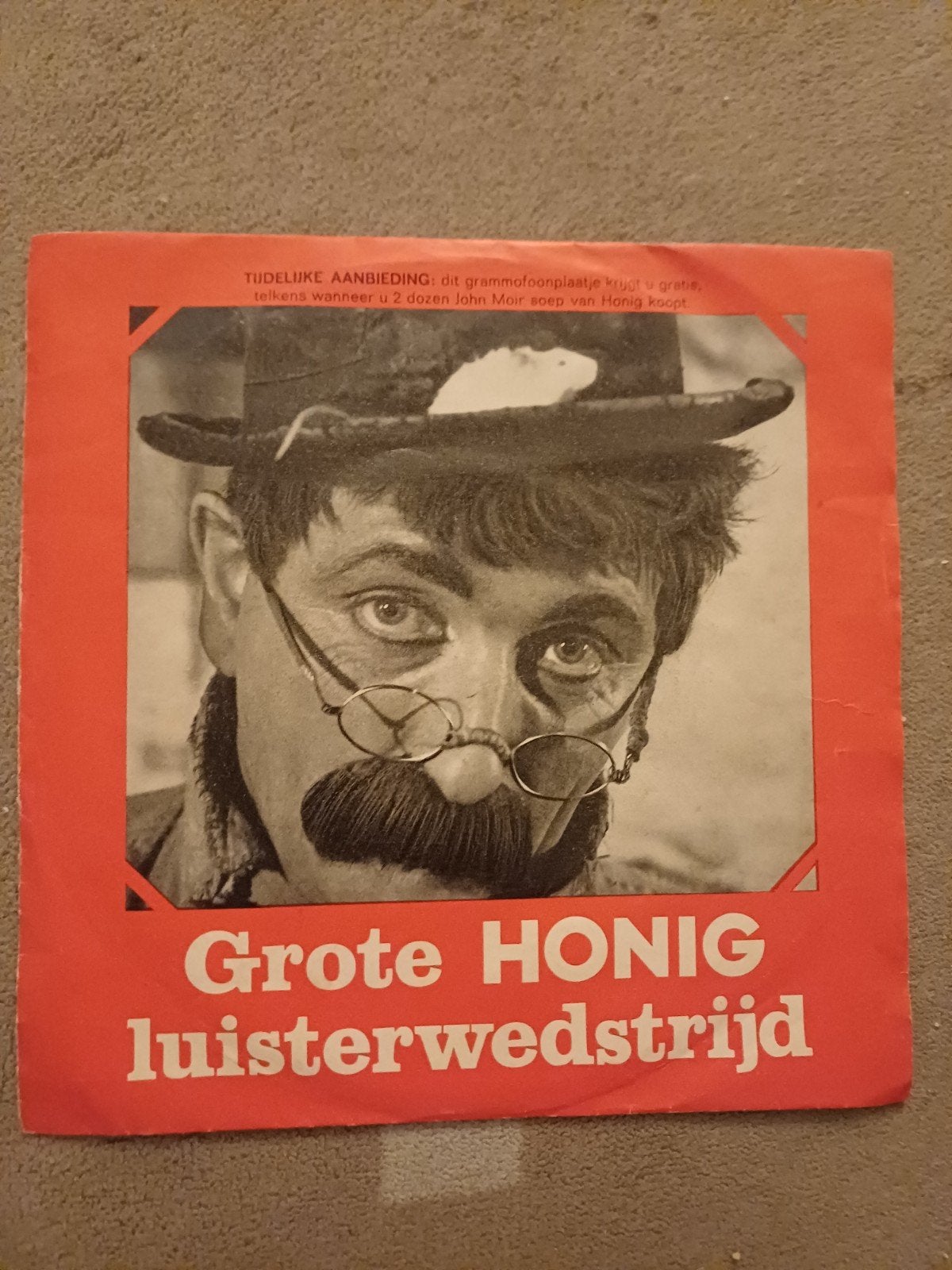 Tom Manders als Dorus - Grote Honig Luisterwedstrijd EP, Gebruikt, 7 inch, EP, Nederlandstalig