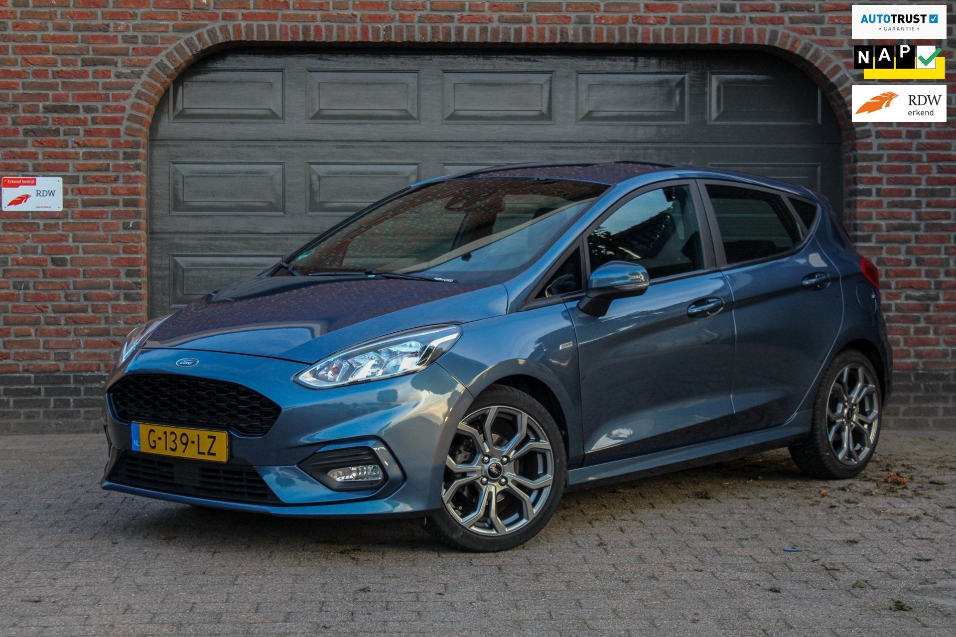 Ford Fiesta 1.0 EcoBoost ST-Line - 100pk - camera - nette au, Auto's, Stof, Gebruikt, 580 kg, 1064 kg