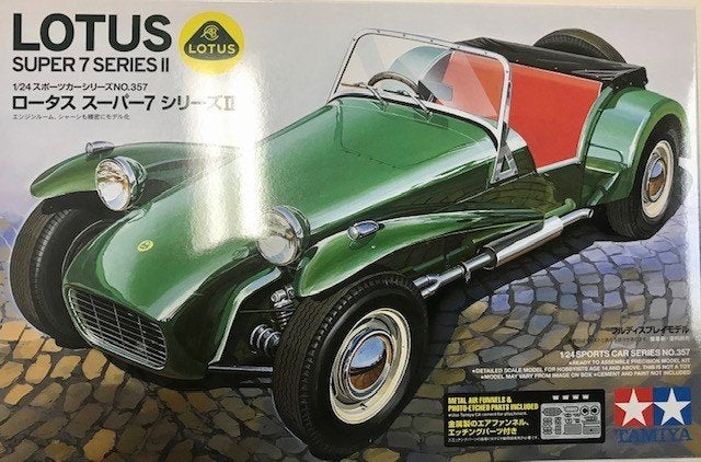 Coelianmodels, Tamiya 24357, Lotus Super 7, 1/24, € 42,99, Auto, Groter dan 1:32, Nieuw, Ophalen of Verzenden