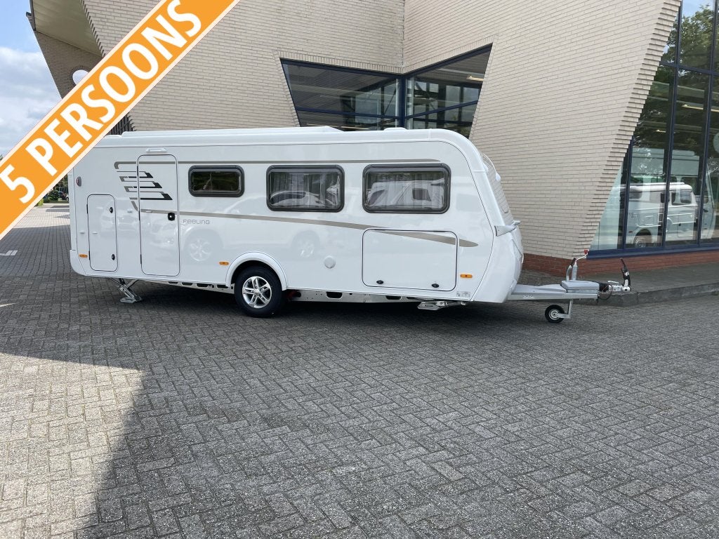 Eriba Feeling 515 Stapelbed, Standaardzit, Dwarsbed, Bedrijf, Schokbreker