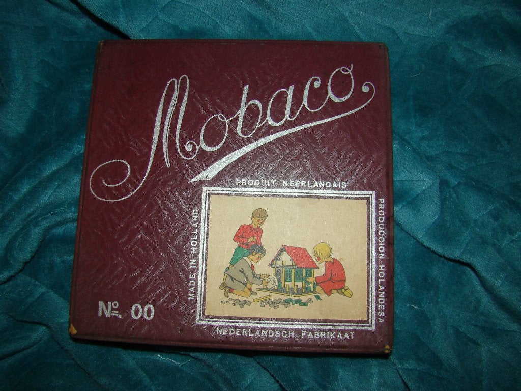 Mobaco no 00 antiek speelgoed bouwset vintage, Ophalen of Verzenden