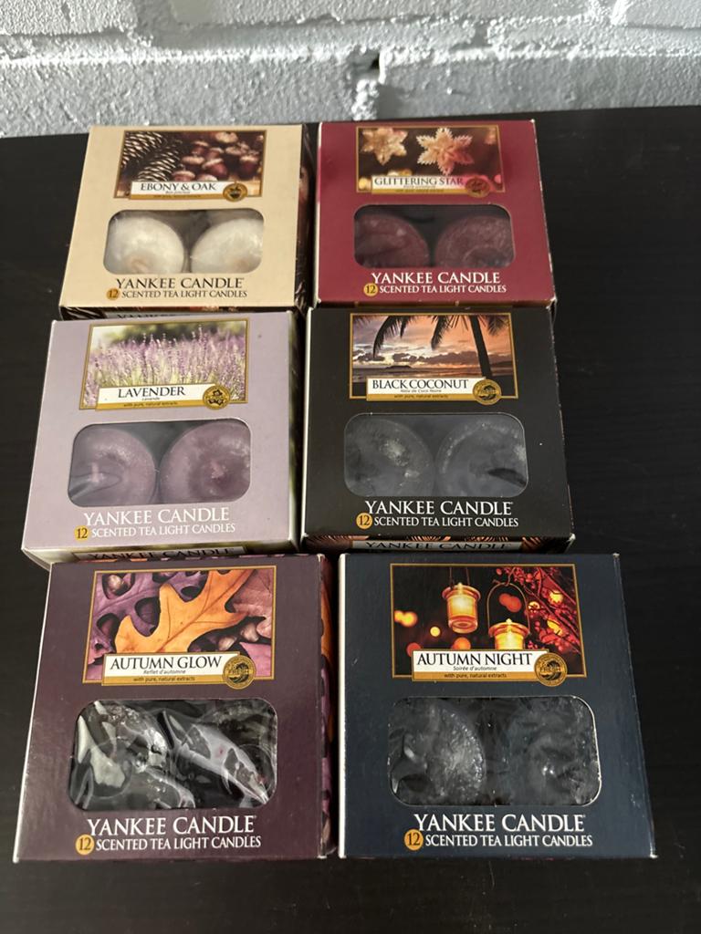 Yankee Candle Scented Tea Light Candles - Diverse Geuren, Overige materialen, Wit, Nieuw, Ophalen of Verzenden