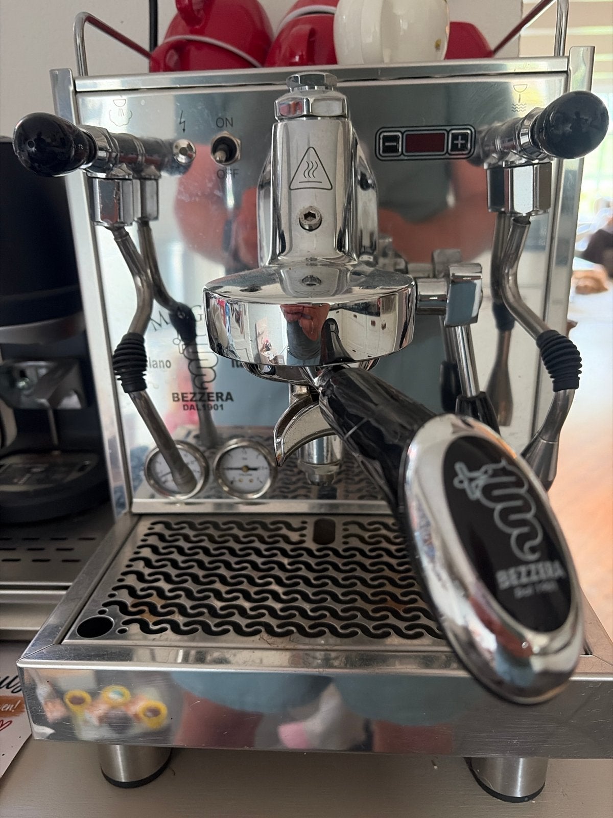 Bezzera Magica S Pid Espressomachine, Stoompijpje, Espresso apparaat, Zo goed als nieuw, 2 tot 4 kopjes