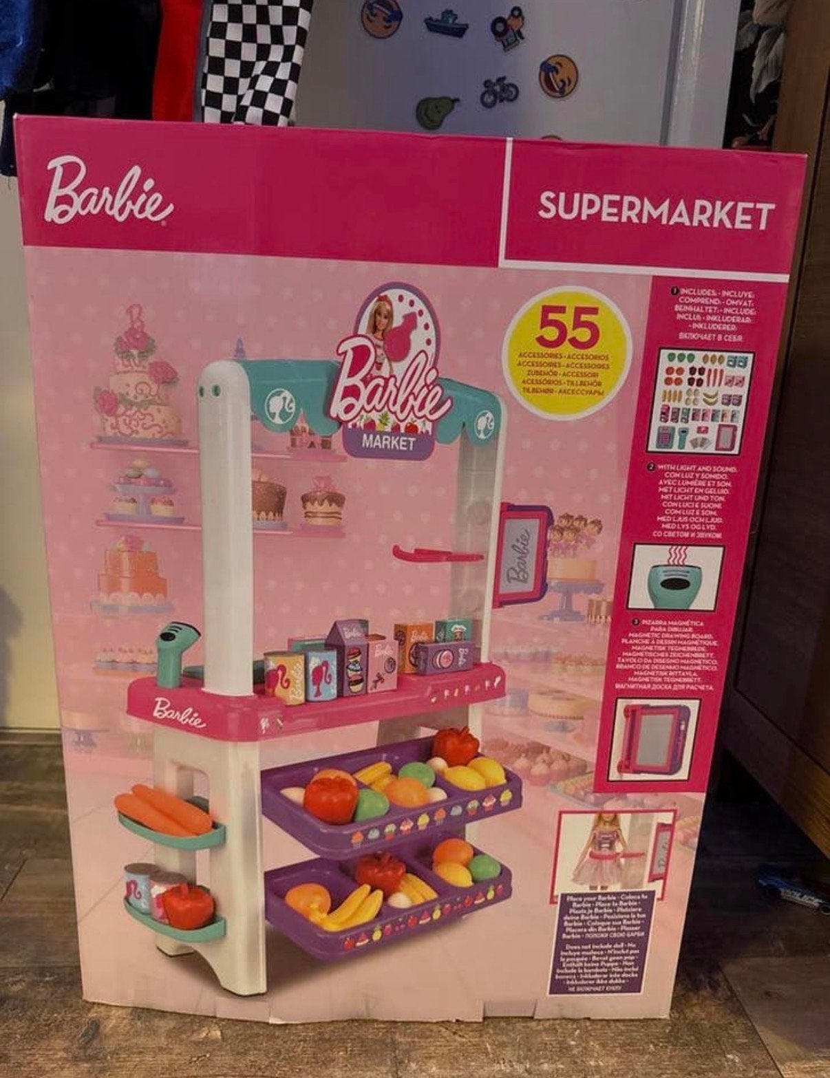 Barbie Supermarkt Speelset met 55 Accessoires, Ophalen, Nieuw, Meisje