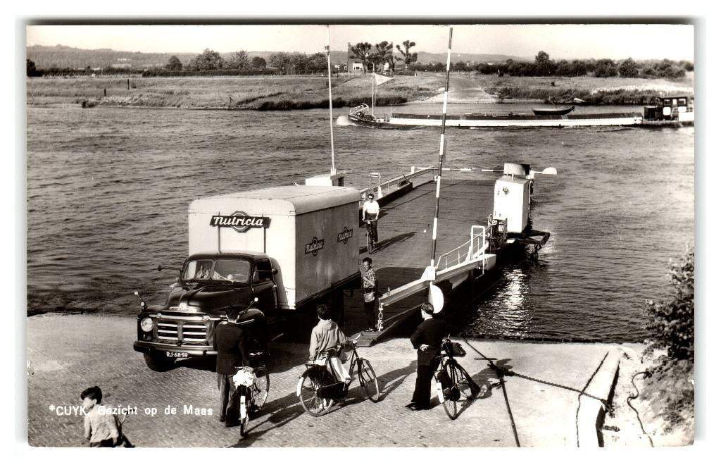 Cuijk, Gezicht op de Maas, Verzenden, 1960 tot 1980, Ongelopen, Noord-Brabant