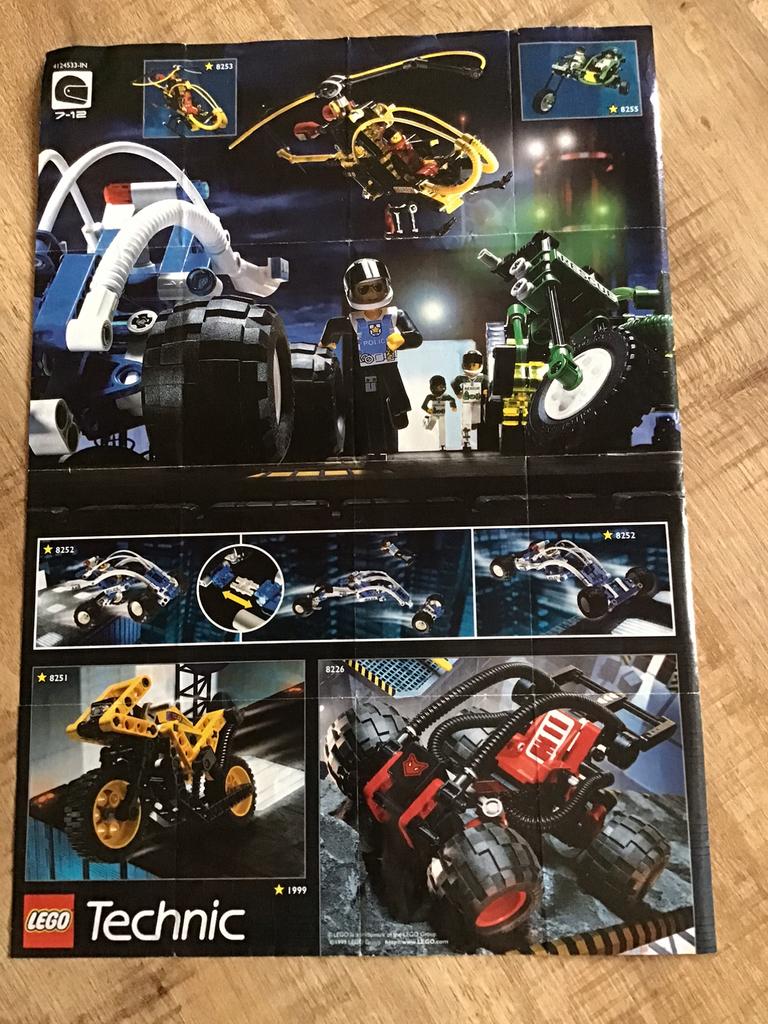Lego technics catalogusblad 1999, Ophalen of Verzenden, Zo goed als nieuw