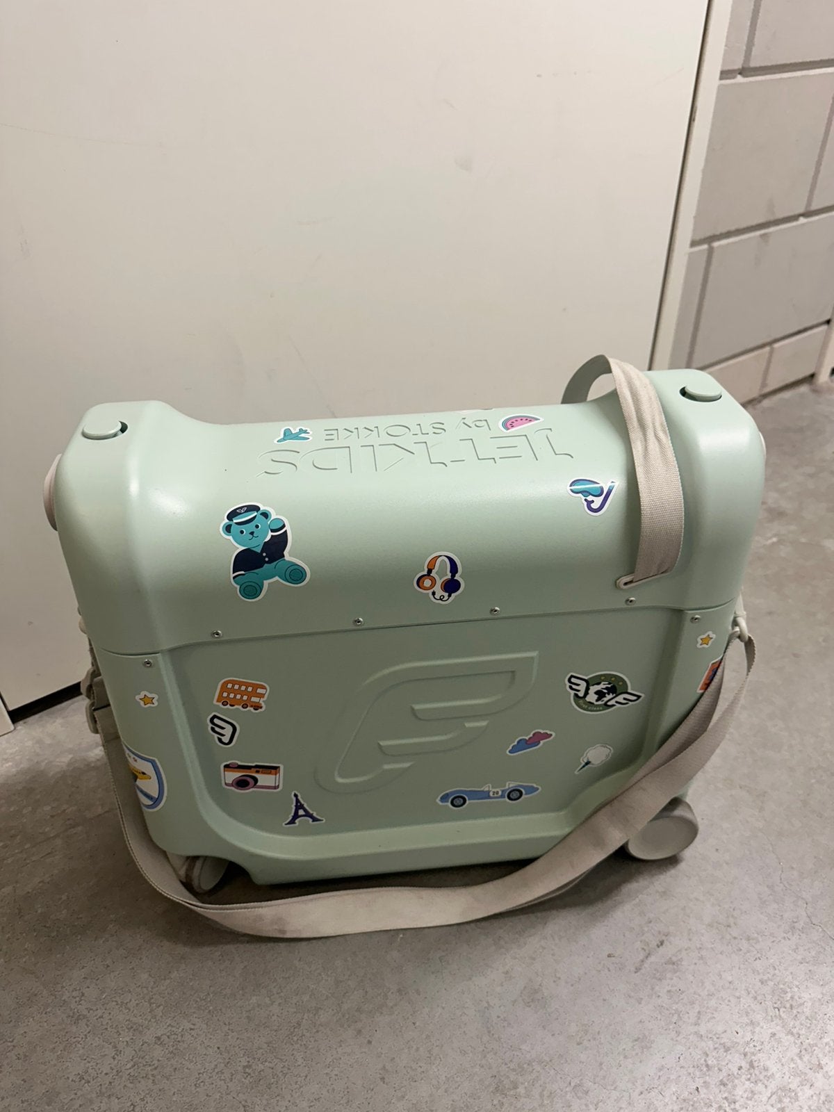 Stokke JetKids Bedbox blauw, 30 cm of meer, Blauw, Minder dan 35 cm, Ophalen of Verzenden