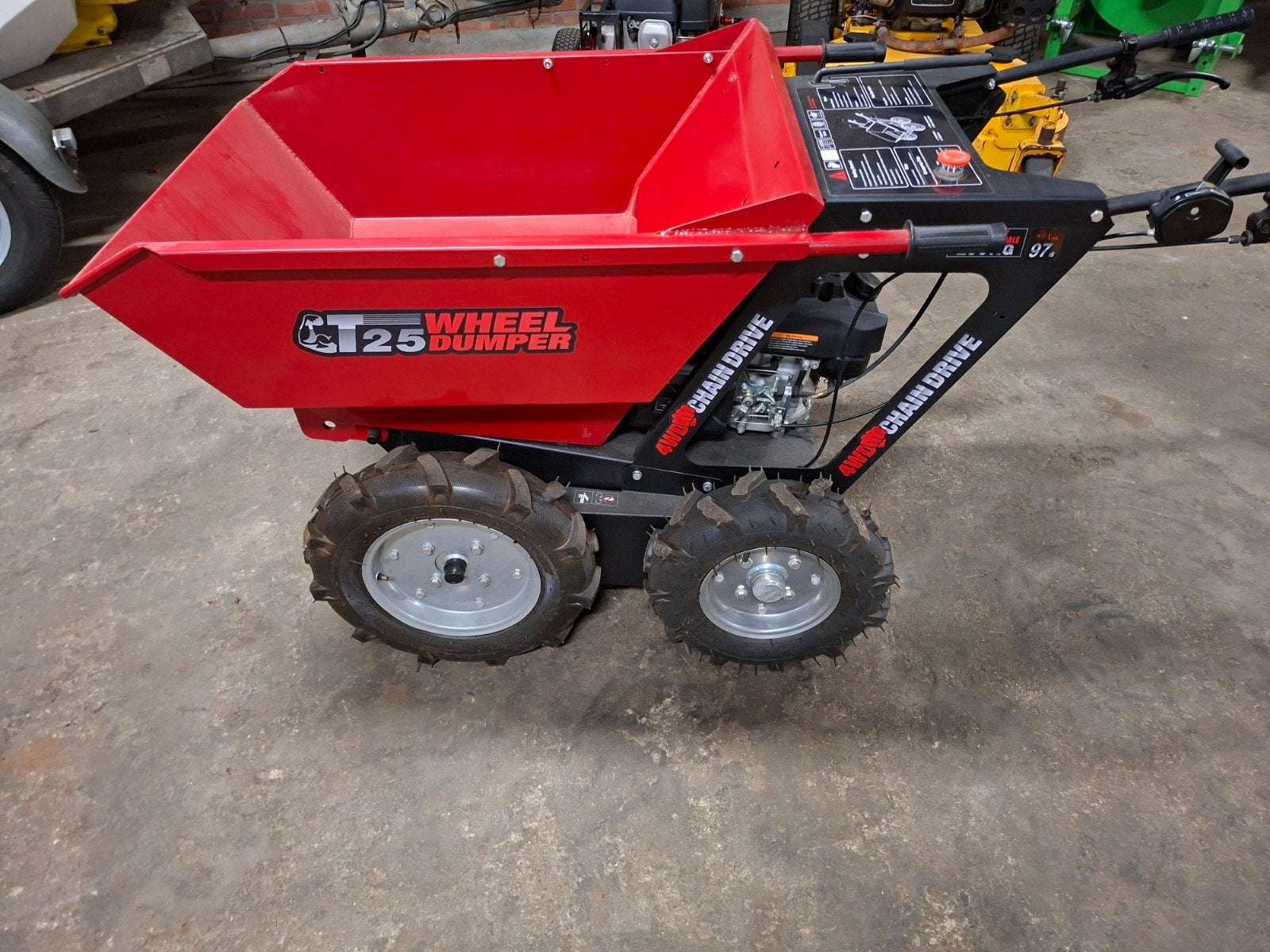 wheel dumper t25 motor kruiwagen, Ophalen, Nieuw