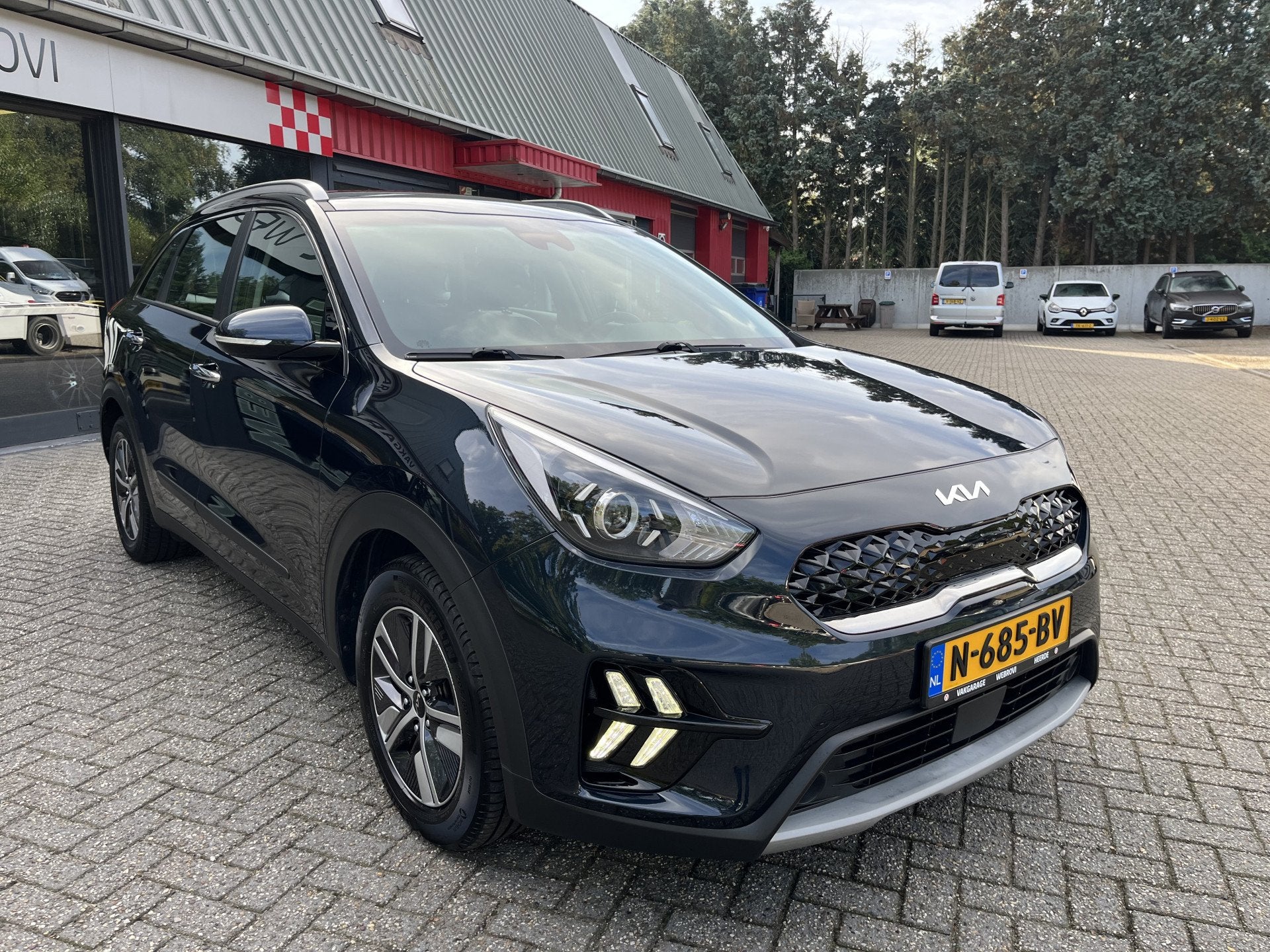 Kia Niro 1.6 GDi Hybrid DynamicLine Trekhaak Incl Beurt, Auto's, Dealer onderhouden, Gebruikt, Euro 6, Met garantie (alle)