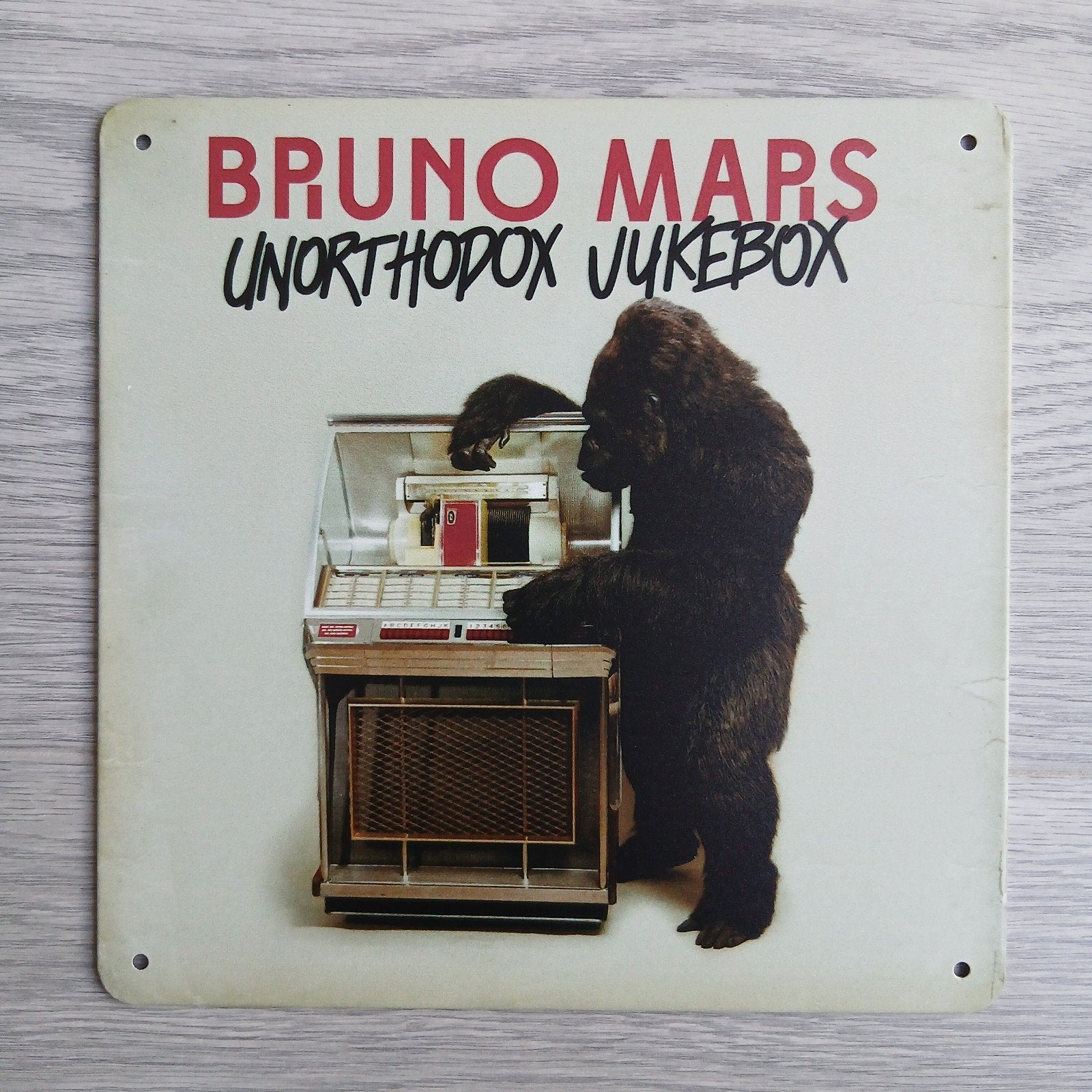Bruno Mars Unorthodox Jukebox 20x20 cm, Ophalen of Verzenden, Nieuw