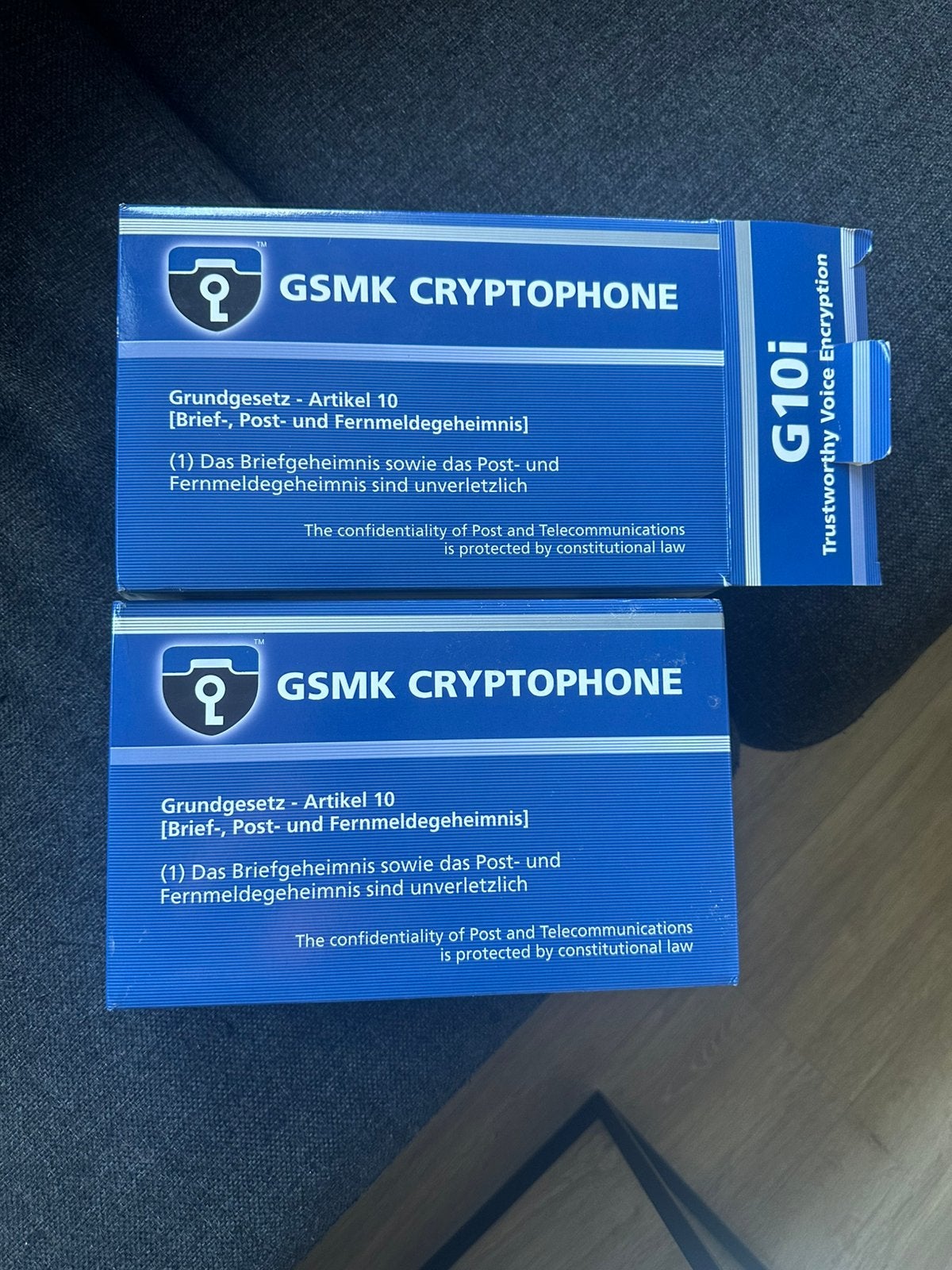 GSMK Cryptophone G10i. 2x crypto telefoon in doos, Ophalen of Verzenden, Zo goed als nieuw