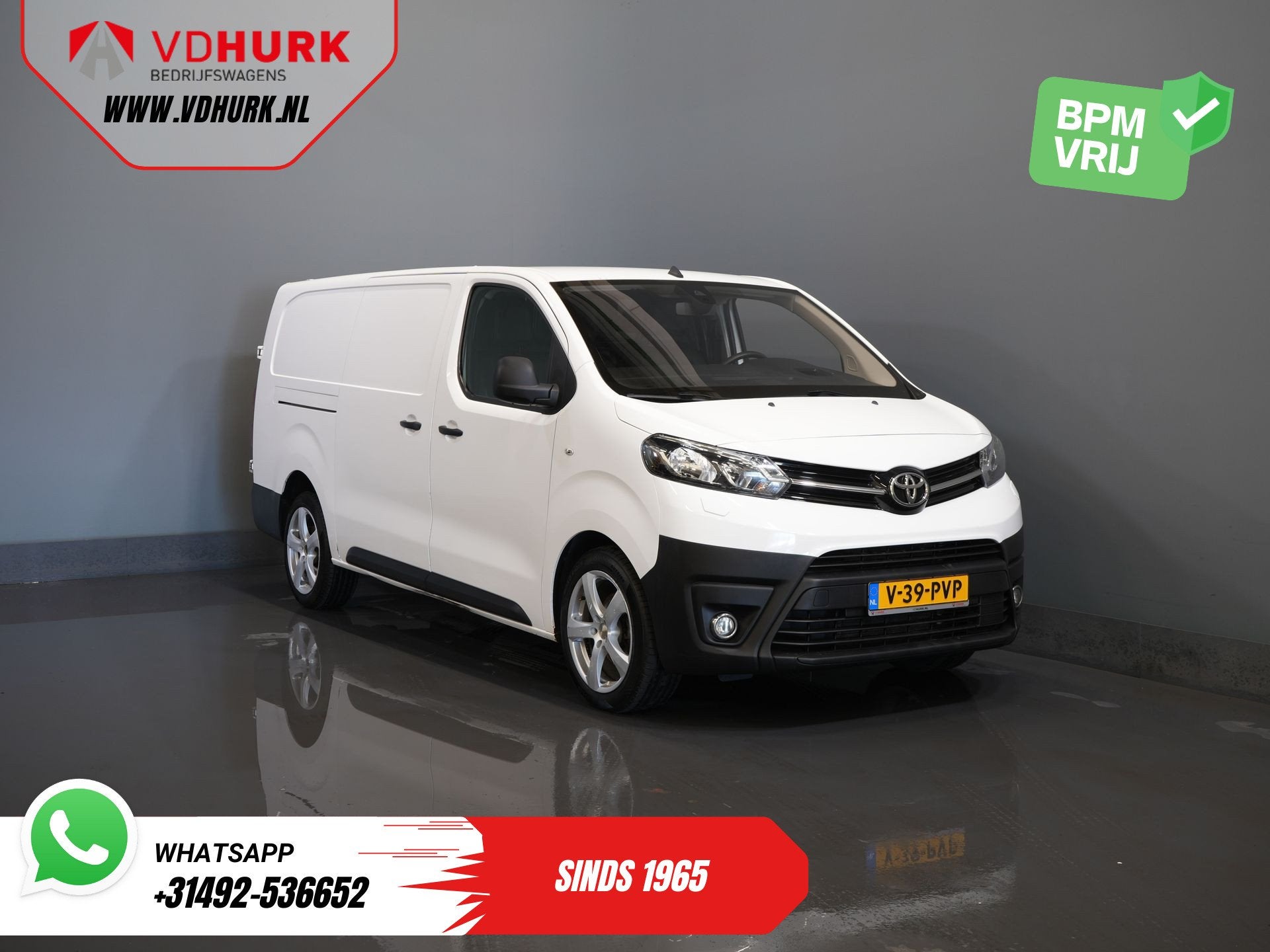 Toyota ProAce Worker 2.0 125 pk L3 2xSchuifdeur/ Adapt.Cruis, Auto's, Voorwielaandrijving, Gebruikt, 4 cilinders, Leder en Stof